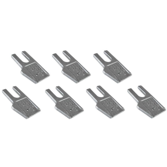 General Equipment Heat Treated Steel Alloy Standard Dirt Auger Teeth, 7 Pieces