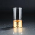 thumbnail image 1 of 69074S 8 x 4 in. Glass Vase, Gold, 1 of 1