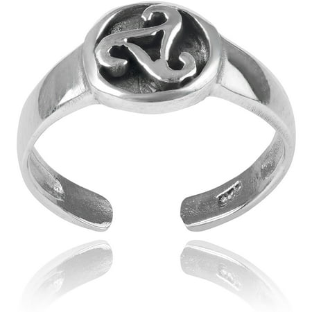 Brinley Co. Women's Sterling Silver Celtic Toe Ring
