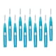 thumbnail image 2 of 10 cepillos Limpiador de puentes Colcomx juego de 10 piezas azul Cepillo Interdental Portátil, 2 of 8