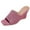 Hot Pink, variant on LIJCC Womens Platform Wedge Sandals Dressy Sandal Comfortable Walking Casual Peep Toe Slip on Summer High Wedge Heel Slides Sandals Thick Bottom Shoes