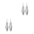 thumbnail image 4 of Sonducket Pendientes clásicos de aleación bohemios cortos hechos a mano exquisitos colgantes populares de moda para mujeres y niñas Type2 NO2, 4 of 6