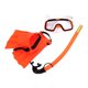 thumbnail image 4 of Set de snorkel, gafas de buceo, máscara de snorkel para deportes acuáticos al aire libre, verano Naranja Talla EU 25to30, 4 of 8