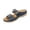 Navy, variant on Bkhluea Women Wedge Slide Sandals Floral Appliqué Shoes Comfortable For Casual Home Travel Daily Outdoor Activities