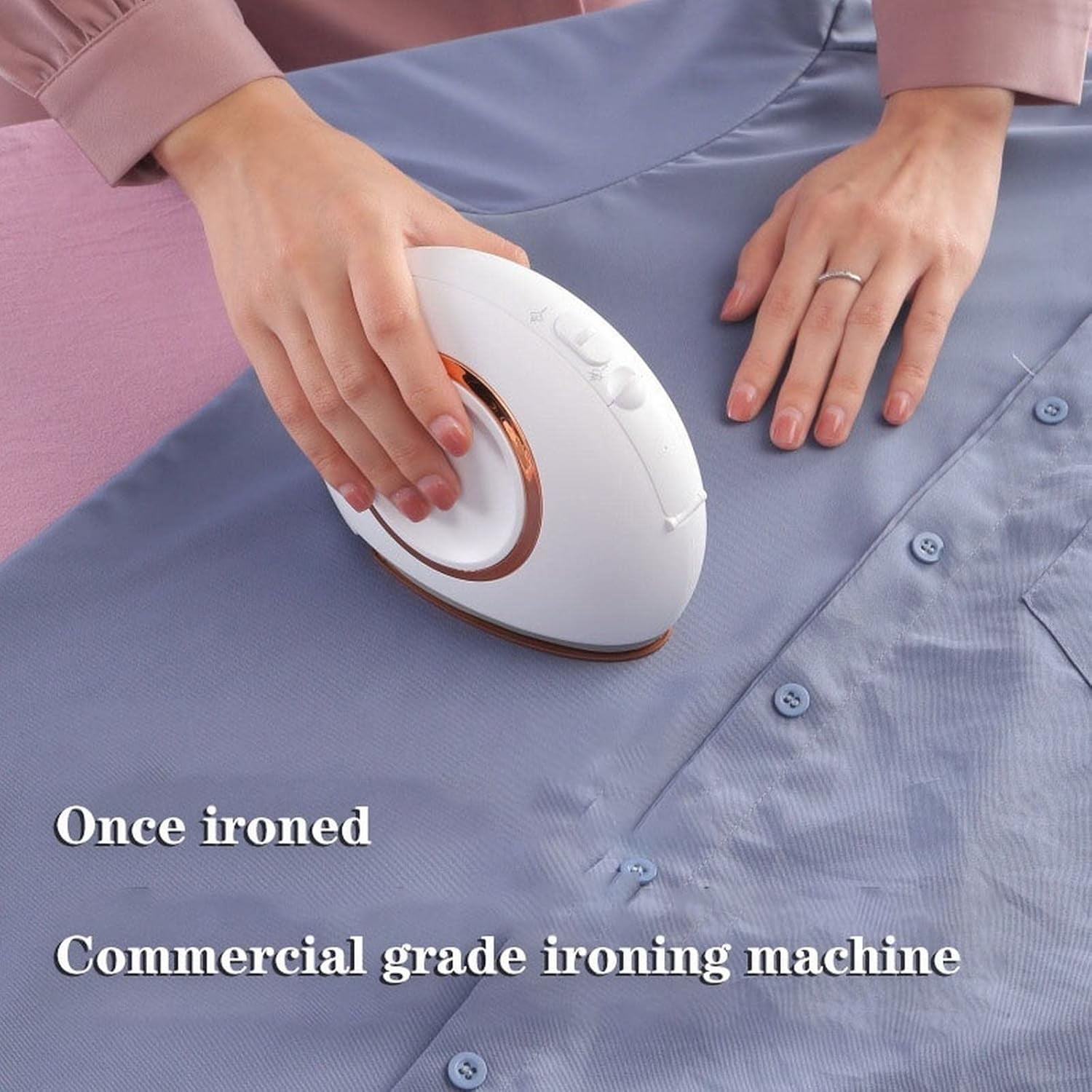 Irons, Mini Electric Handheld Steam Iron 800W Wrinkle Remover Clothes Garment Steamer Hanging Machine Portable Mini Electric Iron Iron