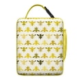 thumbnail image 6 of Honeybee Lover Insulated Lunch Bag Box Student Reusable Lunch Bag with Side Pocket Cooler Tote Bag Office Hiking, 6 of 6