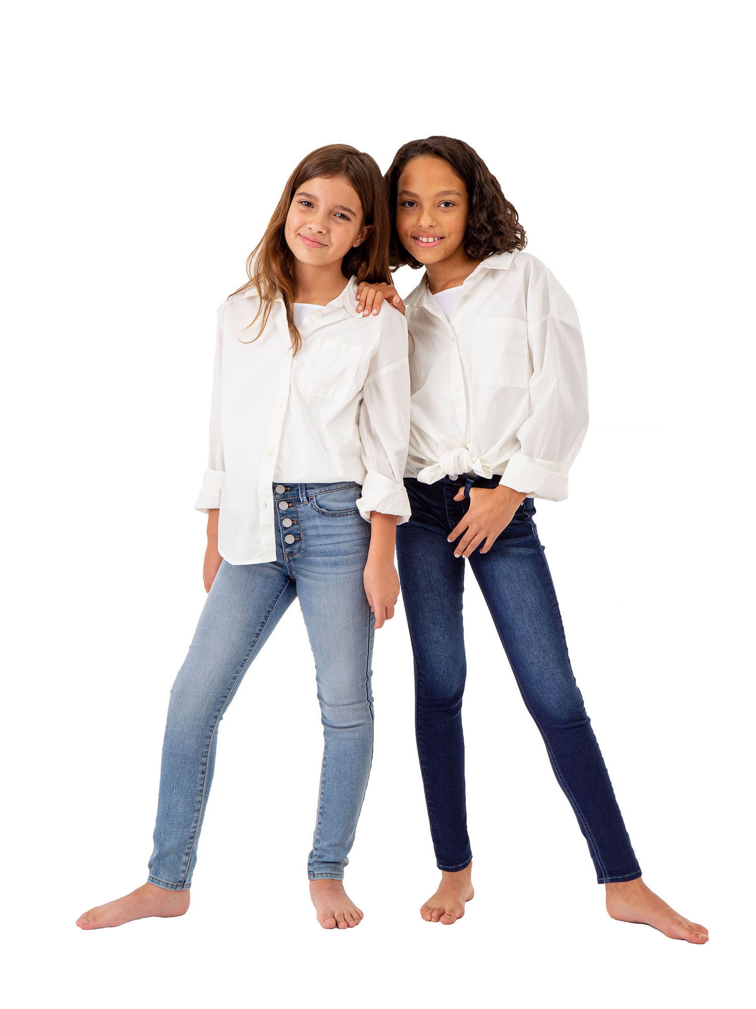 Jordache Girls Super Skinny Rise Jeans, Sizes 5-18 & Slim - Walmart.com