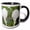 Black/White, variant on 3drose, Beargrass Blooms, Whitefish Range, Montana - Us27 Cha1566 - Chuck Haney, 11oz Two-tone Yellow Mug