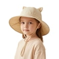 thumbnail image 3 of LRen Tea Party Hats for Girls Sun Dress up Fisherman Hats for Kids Toddlers UPF50+ Sun Protection Bucket Hat Summer Beach Play Sun Hats, 3 of 6