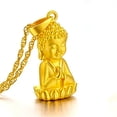 thumbnail image 2 of Collar con colgante de Buda yoga Shui Gold, colgantes Rulai Feng, 2 of 4