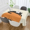 thumbnail image 2 of Yayeee Tablecloths 54" x 54" Rectangle Wrinkle Resistant Party Table Cover, Sleeping Black Cat, 2 of 8
