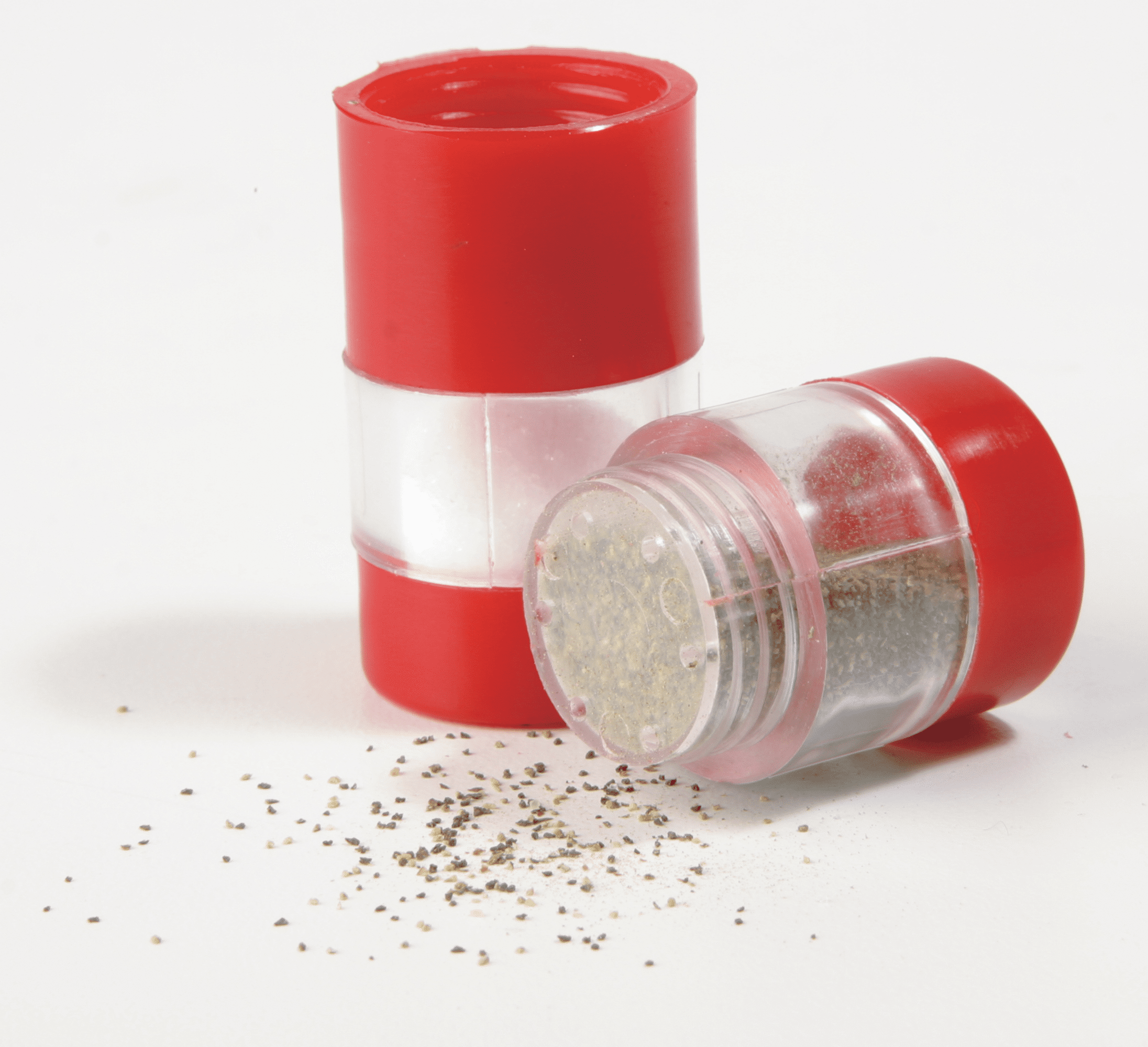COGHLAN'S Backpacker's Salt & Pepper Shaker 8236 Spill/Moisture Proof Set of 2 