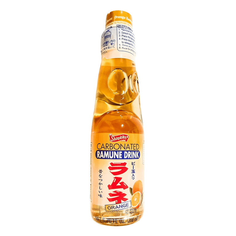 Ramune Drink Orange 200ml SK, No Common Allergen-Free Claims Apply