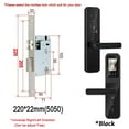 thumbnail image 2 of Digital Electronic Smart Door Lock With Biometric Camera Fingerprint Smart Card Password Key Unlock ,Easy Installation, 2 of 7