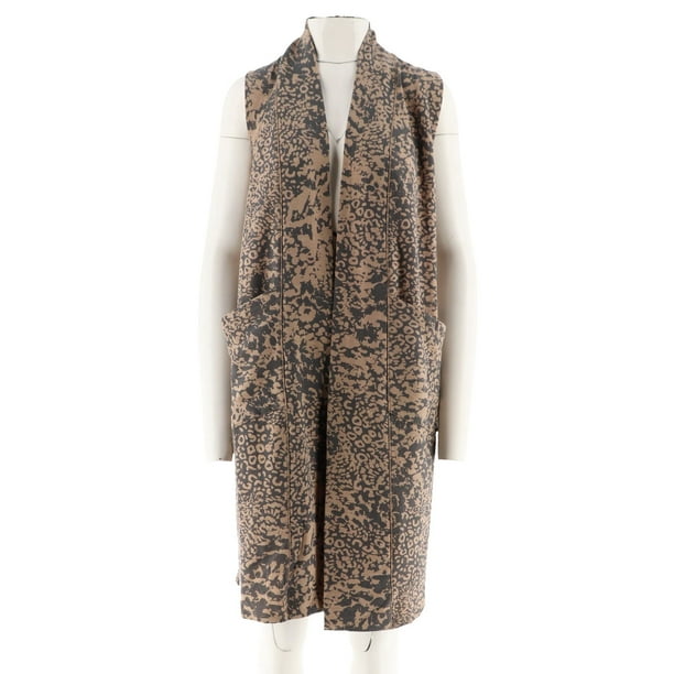 french terry oversized vest