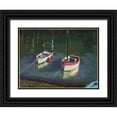thumbnail image 1 of Strube, Ling 32x25 Black Ornate Wood Framed with Double Matting Museum Art Print Titled - Reflexion, 1 of 4