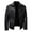 Black, variant on Utoimkio Men's Winter Leather Jackets Long Sleeve Turndown Collar Motorcycle Jackets Fall Winter Full Zipper Leather Outwear