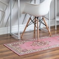 thumbnail image 3 of Rugs.Com Lucerne Collection Runner Rug ‚Äì 6 Ft Runner Rose Low-Pile Rug Perfect For Hallways, Entryways, 3 of 9