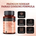 thumbnail image 2 of PureClinica High Potency Korean Panax Ginseng 10,000mg – 180 Tablets (6-Month Supply) – Standardized 20% Ginsenosides for Energy & Vitality Support, 2 of 10