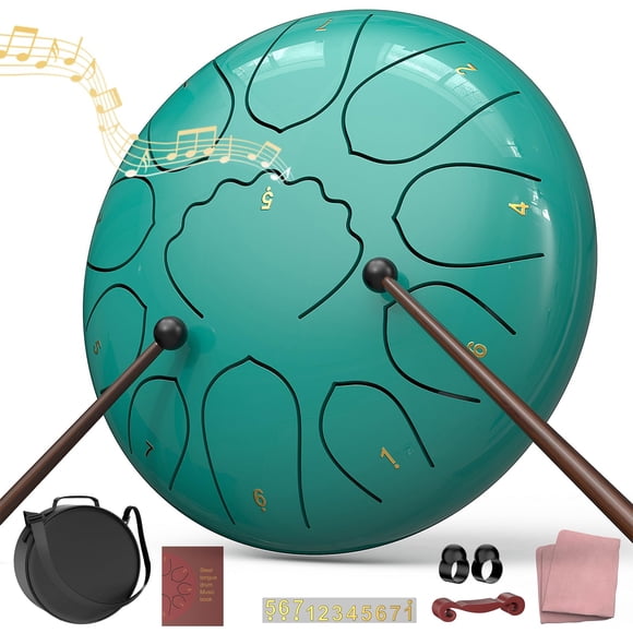 Tambor de acero INNOWARMER Rain Drum de 8 pulgadas y 11 notas