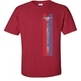 thumbnail image 5 of Fair Game Mustang Pony Stripe Ford T-Shirt-Cardinal-L, 5 of 6