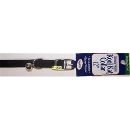 UPC: 0024764381021 | Omni Pet 445-38102 Omni Pet No.38SNB Kool Kat Nylon Collar .37 inx12in Color Black