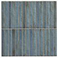 thumbnail image 5 of The Tile Life Castilla 14" x 14" Turquoise Ribbed Glossy Ceramic Wall Tile, Case (12 Tiles), 5 of 7