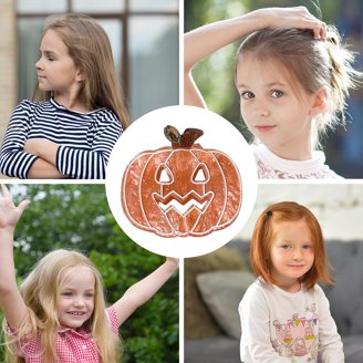 Halloween Hair Clips for Women Girls Cute Pumpkin Ghost Hair  display picture 1
