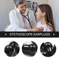 thumbnail image 4 of 6pcs Universal Stethoscope Ear Tips Replacement Professional Silicone Earbuds, 4 of 8