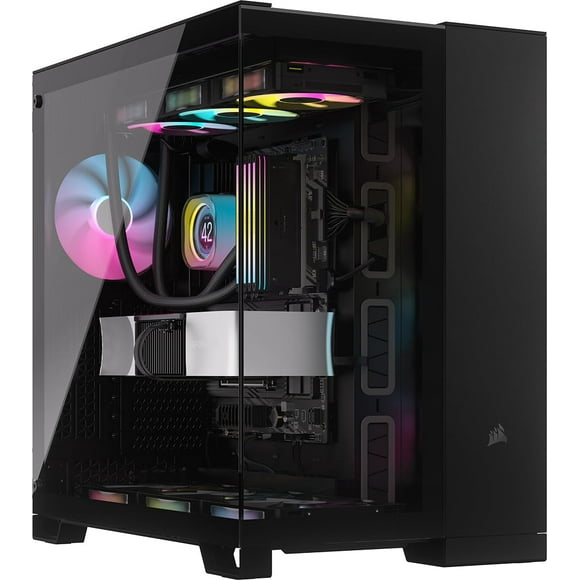 CORSAIR iCUE LINK 6500X RGB Mid-Tower ATX Dual Chamber PC Case – Panoramic Tempered Glass - Reverse Connection Motherboard Compatible â€&am