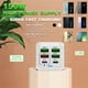 thumbnail image 4 of Pisexur Electronics - Adaptador de corriente para hombre, 150 W, 4 USB + 2 PD, multipuerto, carga rápida, cargador de teléfono móvil, estándar estadounidense, compatible con carga simultánea de vario, 4 of 7