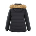 thumbnail image 3 of Wantdo Women's Plus Size Jacket Warm Winter Coat Windproof Parka Jacket Dark Grey 2X, 3 of 9