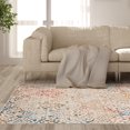 thumbnail image 2 of Loomaknoti Leena Bradden 3' x 5' Damask Indoor Polypropylene Accent Rug, 2 of 6