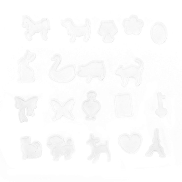 19 Pcs Silicone Molds Animal Style Epoxy Casting Molds Decorative Resin Molds for DIY Crafts Gift Making