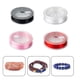 thumbnail image 5 of Cuerda elástica plana colorida de 1 mm para pulsera DIY Cuerda de tejer de licra Cordón trenzado a mano AweSitey HA5858-03B, 5 of 5
