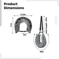 thumbnail image 5 of Travel Pillow, Portable Fillable Airplane Neck Pillow, Super Soft Plush, Travel Boppy, Adjustable U-Shaped Design, Gray, 5 of 5