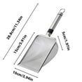 thumbnail image 3 of Nebwoak Stainless Steel Cat Litter Scoop - 3.8mm Fine Mesh Sifter, Ergonomic Handle, Deep Shovel, Rust-Resistant with Hanging Hook for Clumping Litter, 3 of 7