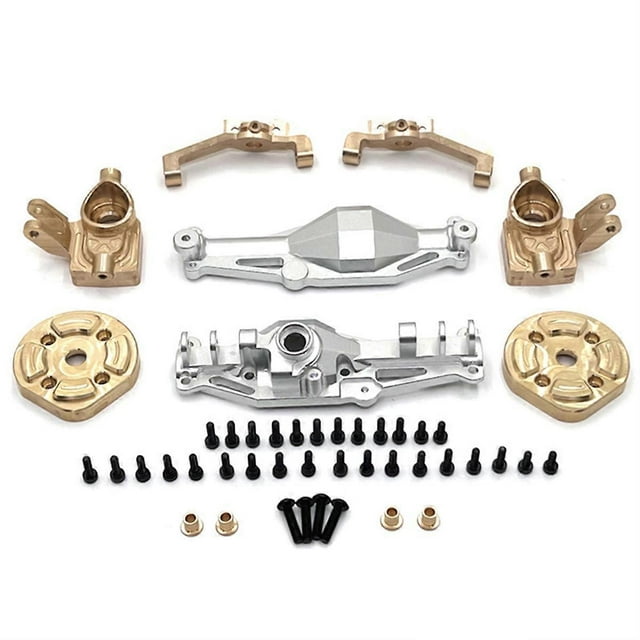 RC Car Front Axle Housing Brass Front Cup C Seat Door Axle Cover Kit for 1/12 H12Y H12Y+ RC Car Accessories