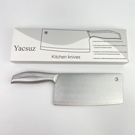 Yacsuz Kitchen knives,Razor Sharp Vegetable Kitchen Knife, High Carbon Stainless Steel, Multipurpose Asian Chef Knife for Home and Kitchen with Ergonomic Handle