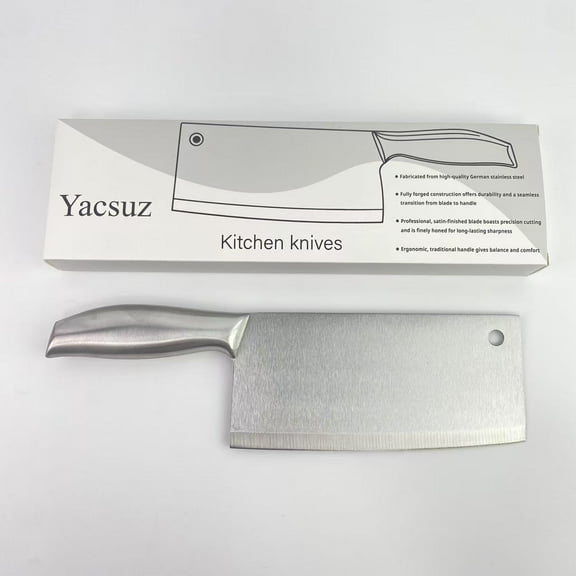 Yacsuz Kitchen knives,Razor Sharp Vegetable Kitchen Knife, High Carbon Stainless Steel, Multipurpose Asian Chef Knife for Home and Kitchen with Ergonomic Handle