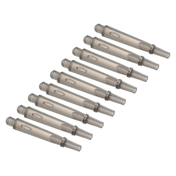 Uxcell 35mm Dart Shafts, 2BA Thread Plastic Dart Stems - 9 Pack (Black)