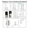 thumbnail image 5 of Door Lock, Electronic Smart Door Lock With Gateway Remote Control Password Keyless APP Unlock Door Locks For Home ,Easy to Install, 5 of 5