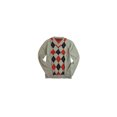 thumbnail image 1 of Tommy Hilfiger Eby Argyle suéter de punto con cuello en V para hombre, gris, extragrande Tommy Hilfiger  Tejer, 1 of 1
