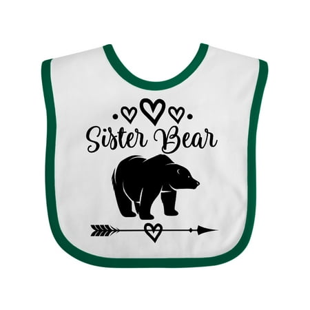 

Inktastic Sister Bear Native Arrow Gift Baby Girl Bib