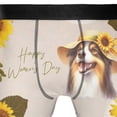 thumbnail image 4 of Happy Women's Day Border Collie Sunflower Vintage Proud Mom All Over Print Boxer Briefs Underwear for Men Dad Borders Dog Lovers Gifts Idea - 02030, 4 of 6