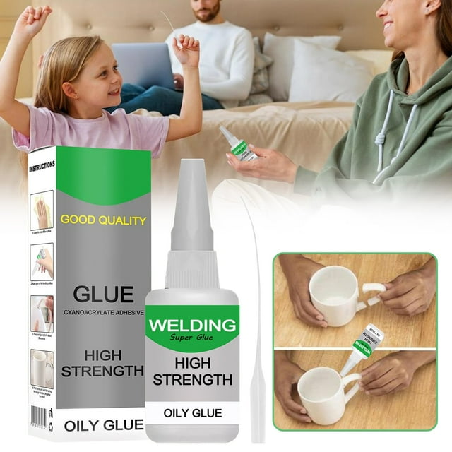 Meiiso Colle de Réparation Forte Adhésif Mucilage, Colle Huileuse Haute Résistance pour Soudage Colle Mise à Niveau 2025 Colles Polyvalentes pour Usage Domestique Colles Industrielles pour Réparation50ml
