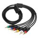 thumbnail image 4 of RGB RGBS Multifunctional Composite Cable Cord High Flexibility Soft Stable Component AV Cable with 4 BNC Heads-YM, 4 of 5