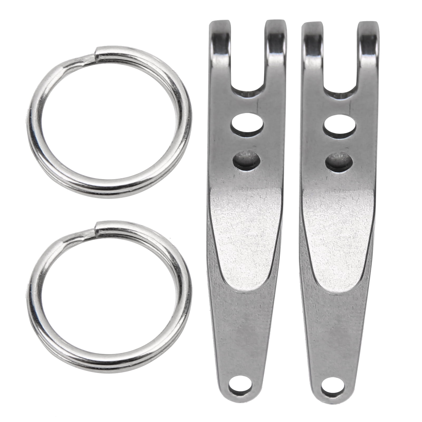 5Pcs Mini Edc Gear Pocket Suspension Clip Hanger Tool Key Ring Keychains ~PA 
