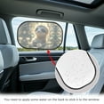 thumbnail image 4 of Yuyamidu Sloth Car Shade for Side Windows Daisy Car Window Shade 2 Pack Adorable Rear Window Sunshade for Car Travel Accessories Sun Glare UV Protection, 4 of 7