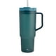 thumbnail image 4 of Termo de Plástico con Tapa Doble y Popote, Vaso Alto Reutilizable con Asa Ergonómica, Capacidad 1.2 Litros, Color Verde, 4 of 8